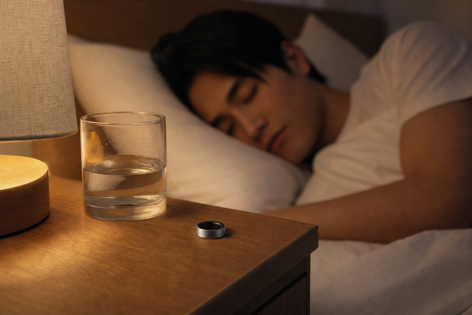 スマートフォンで週次健康データを確認する様子