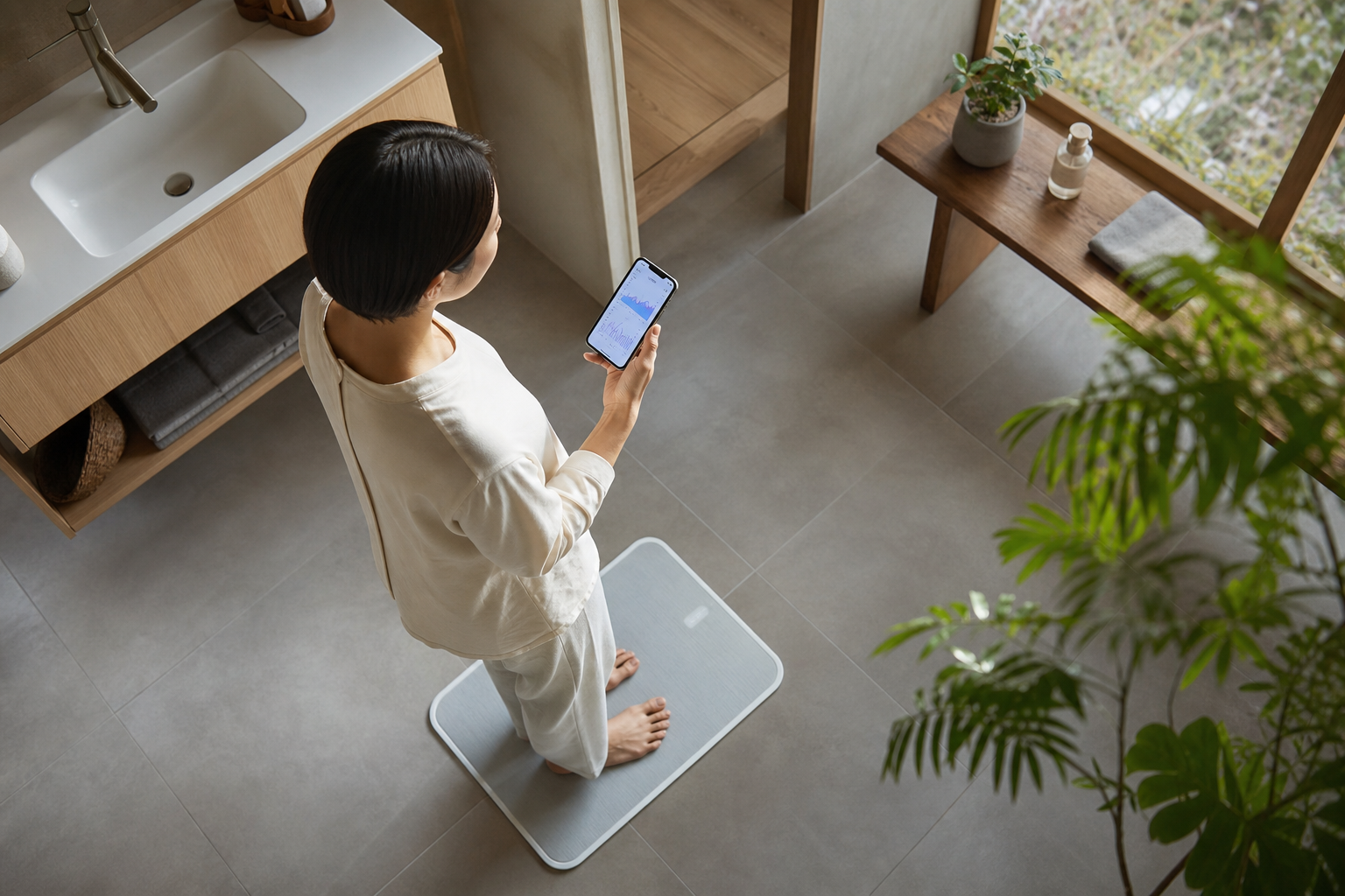 体組成計5製品の比較俯瞰イメージ