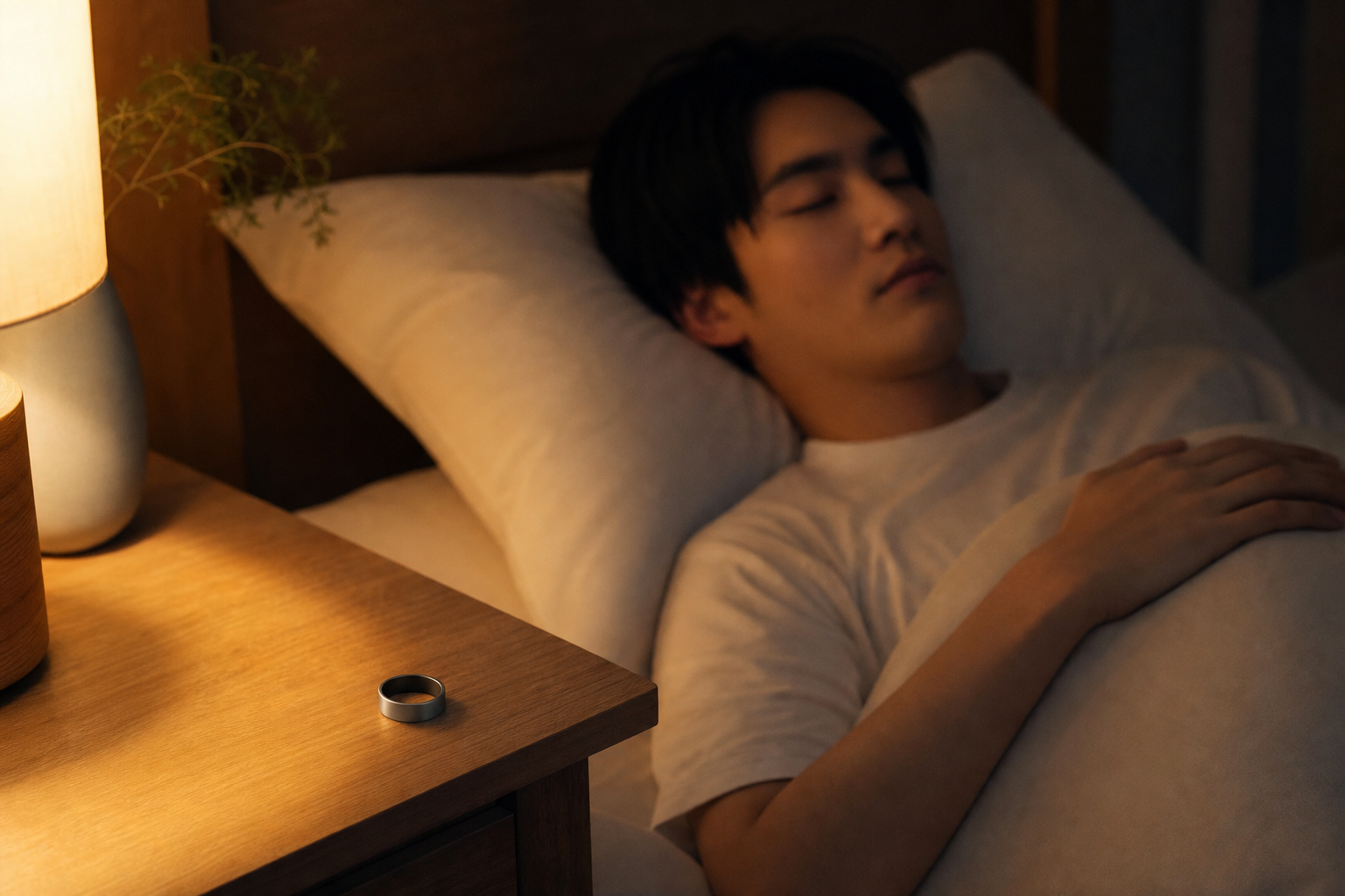 就寝中も24時間データを収集するスマートリカバリーリング