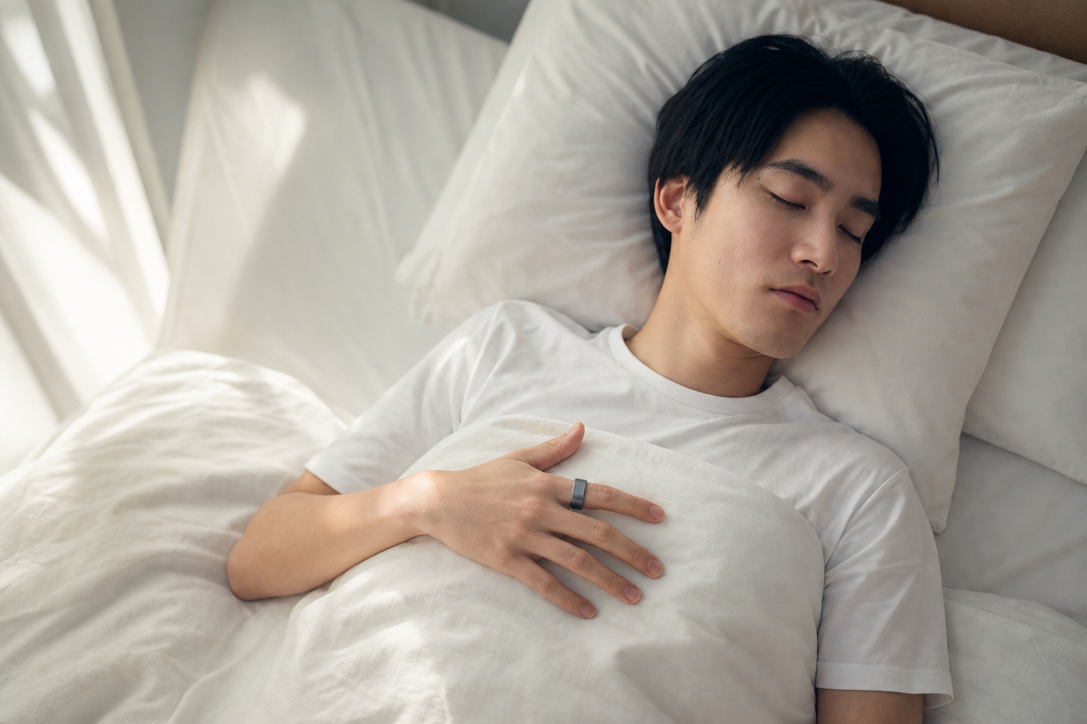 睡眠計測ウェアラブルリングと就寝前のルーティン