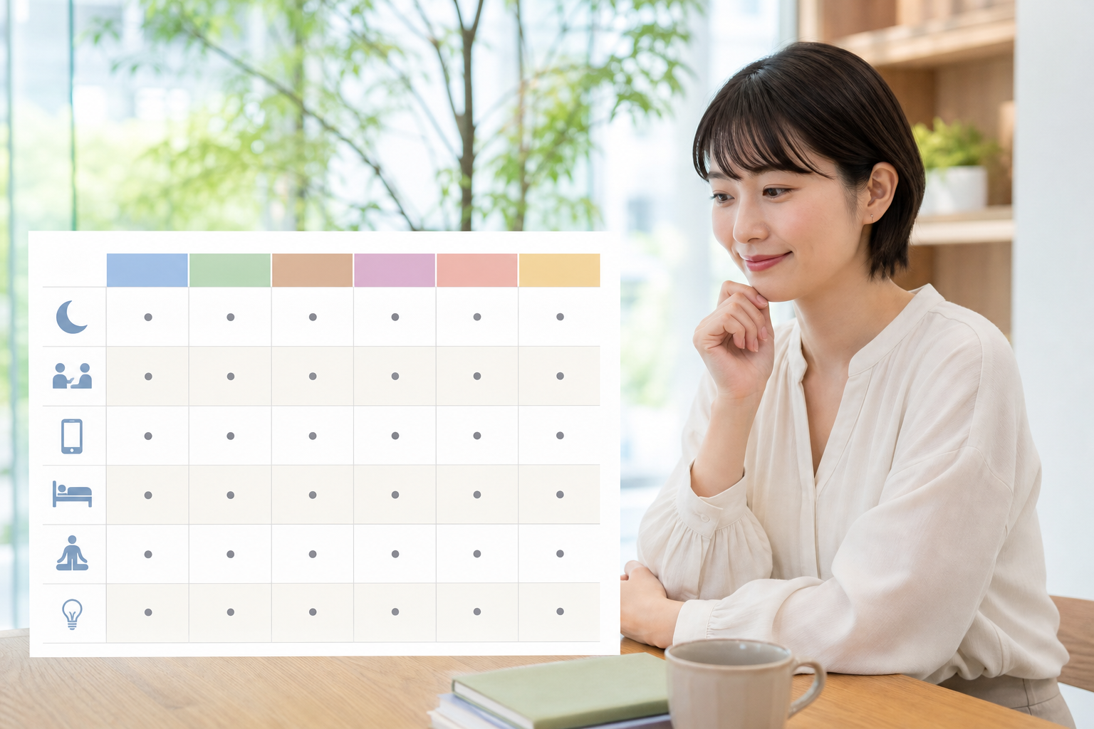 企業の睡眠改善施策比較イメージ