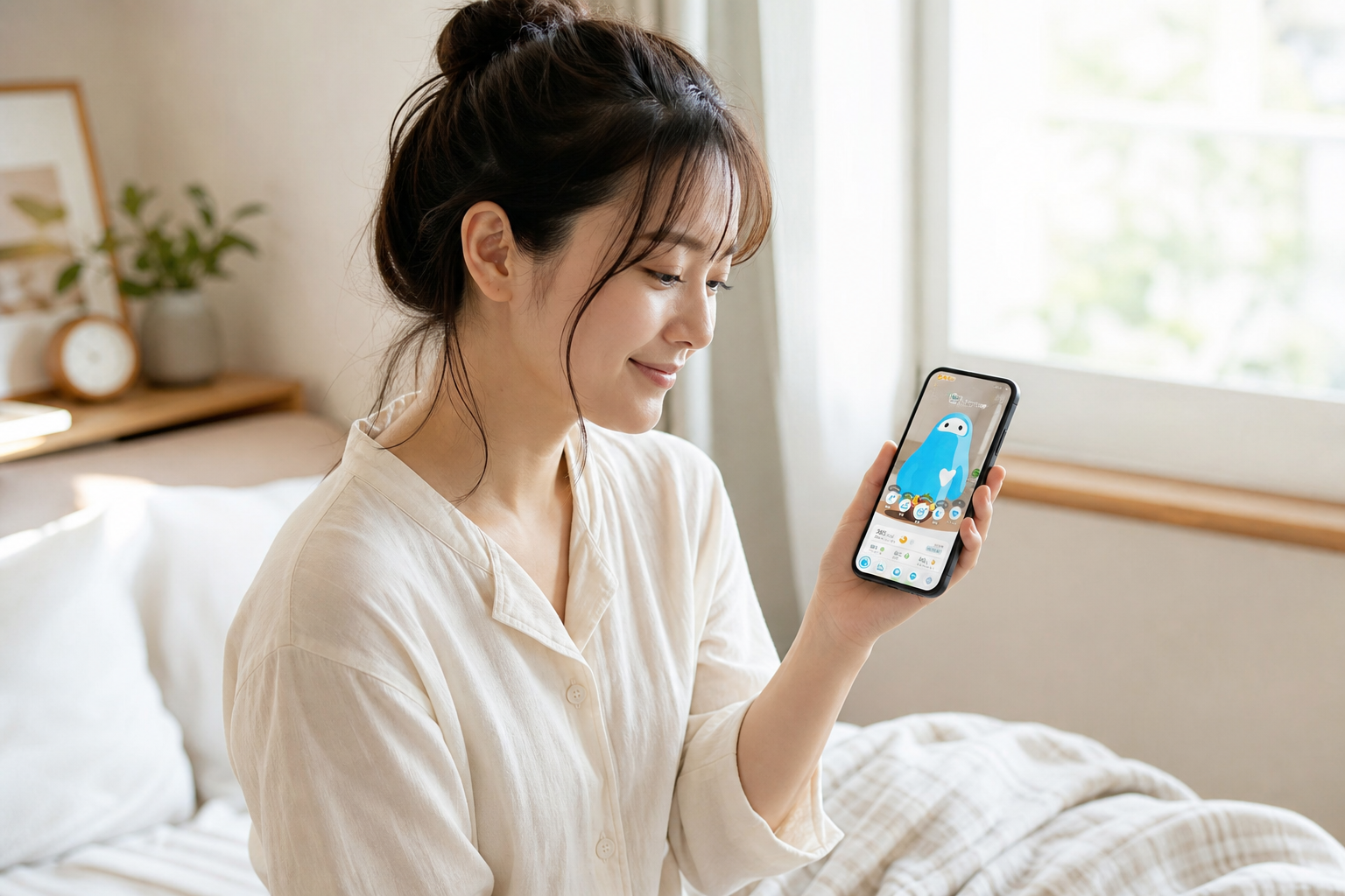 睡眠スコアを確認する朝のルーティン