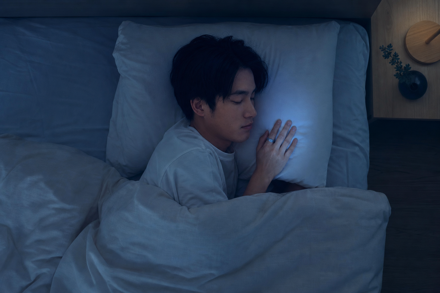 睡眠中にHRVを計測するスマートリング