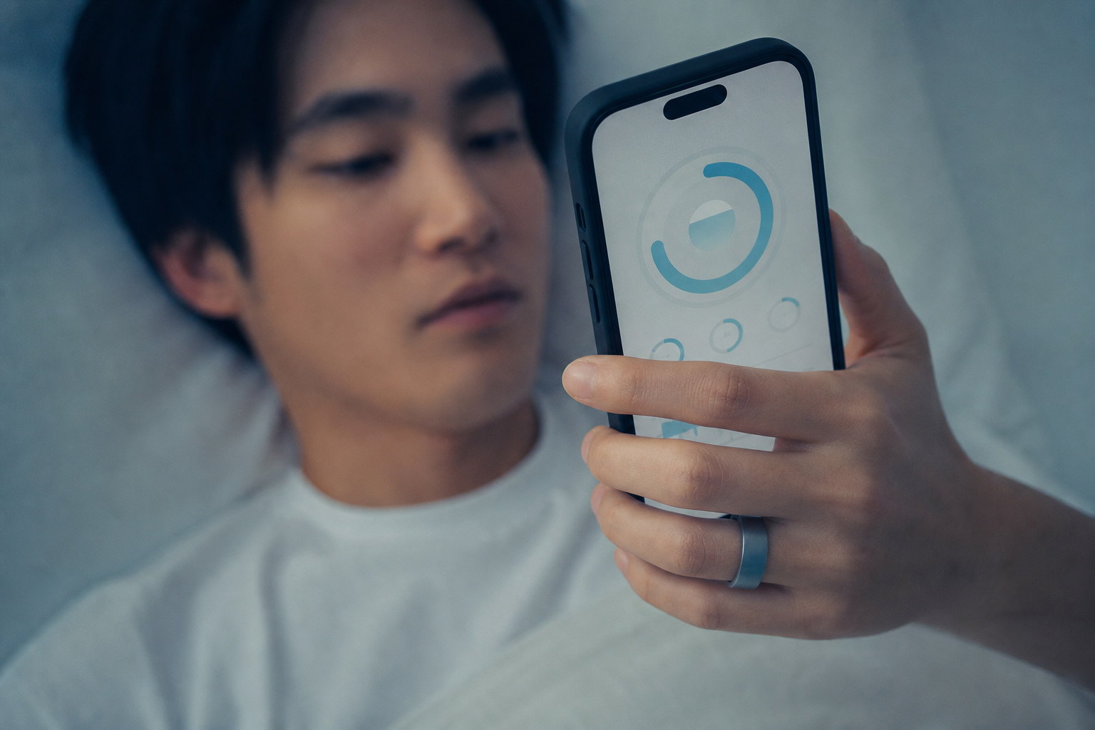 睡眠スコアをシンプルに表示したスマホ画面イメージ