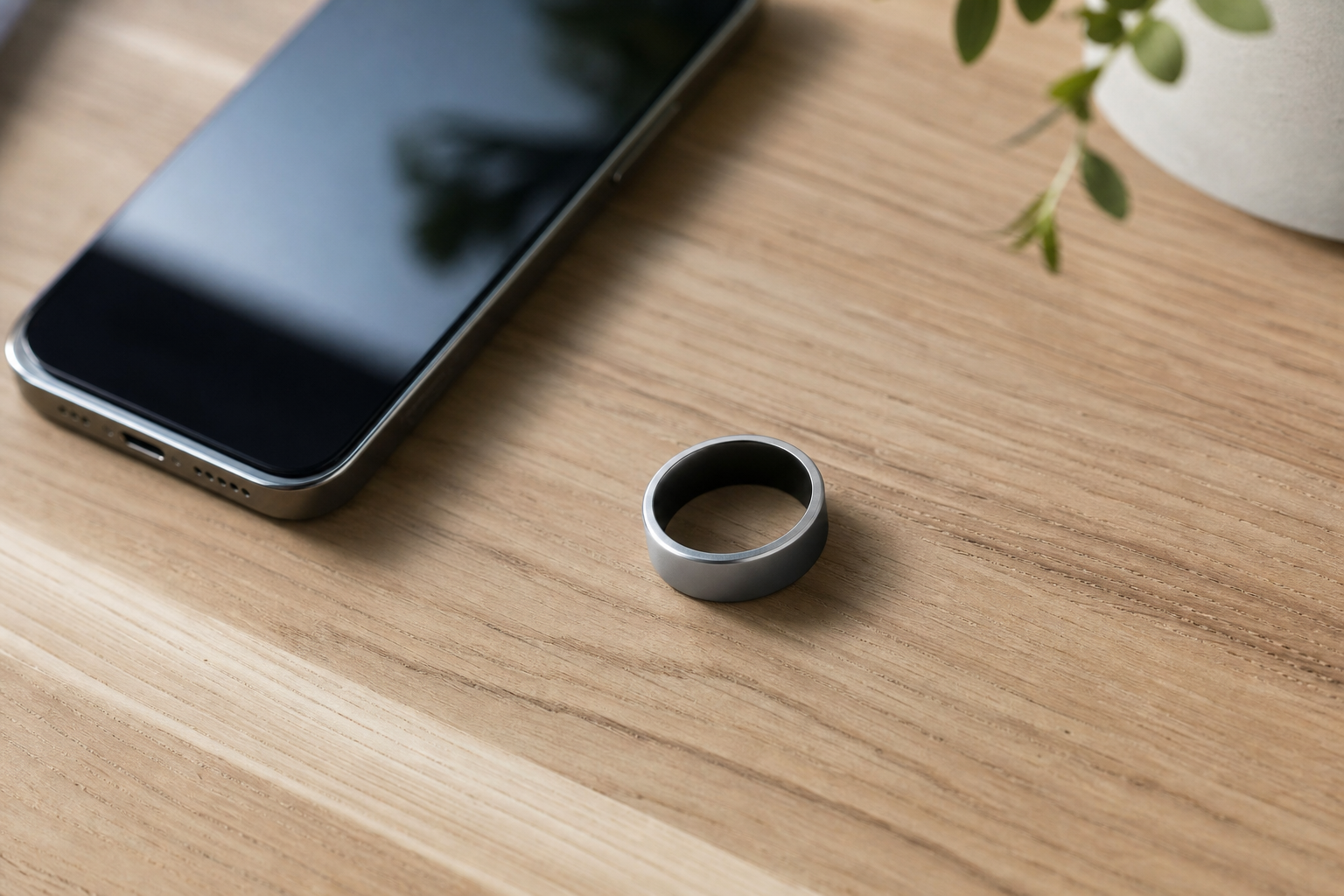 スマートリングと健康管理のイメージ