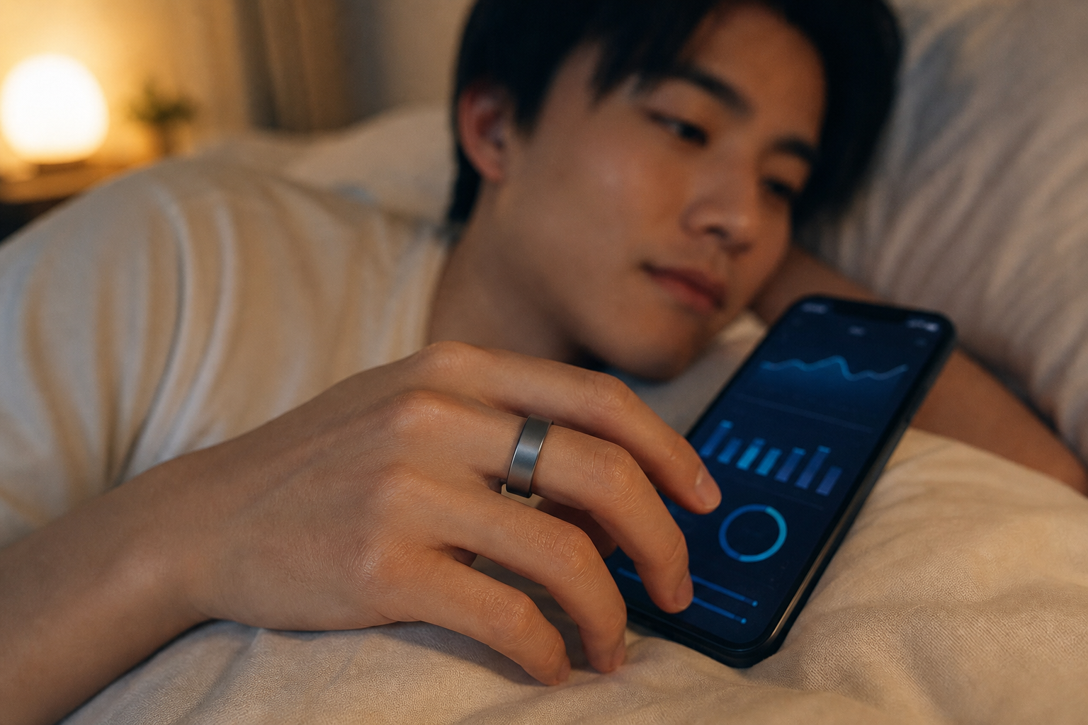 体重・睡眠・回復スコアを表示するスマートフォンの健康ダッシュボード