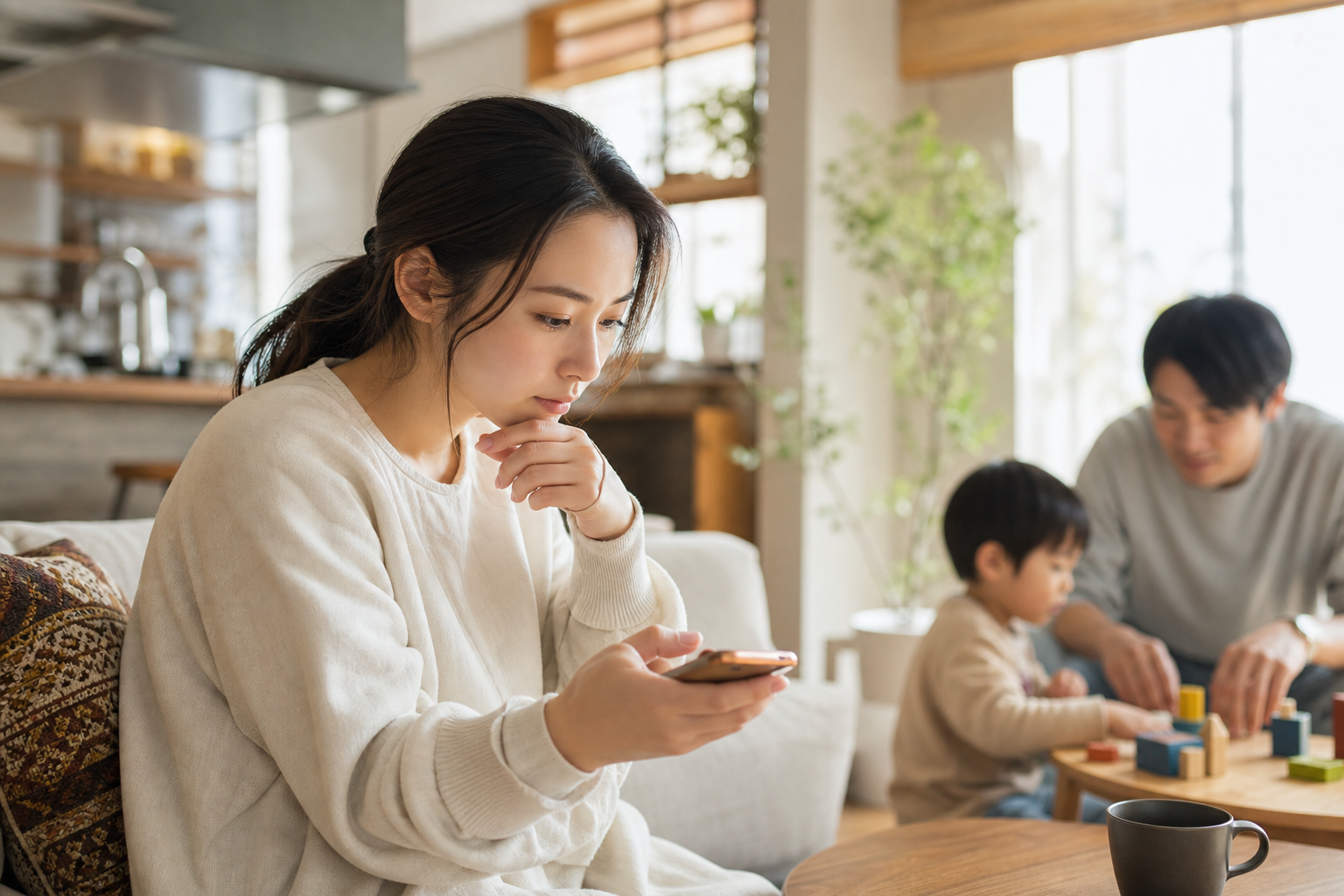 ストレス要因とサポートの対比イメージ